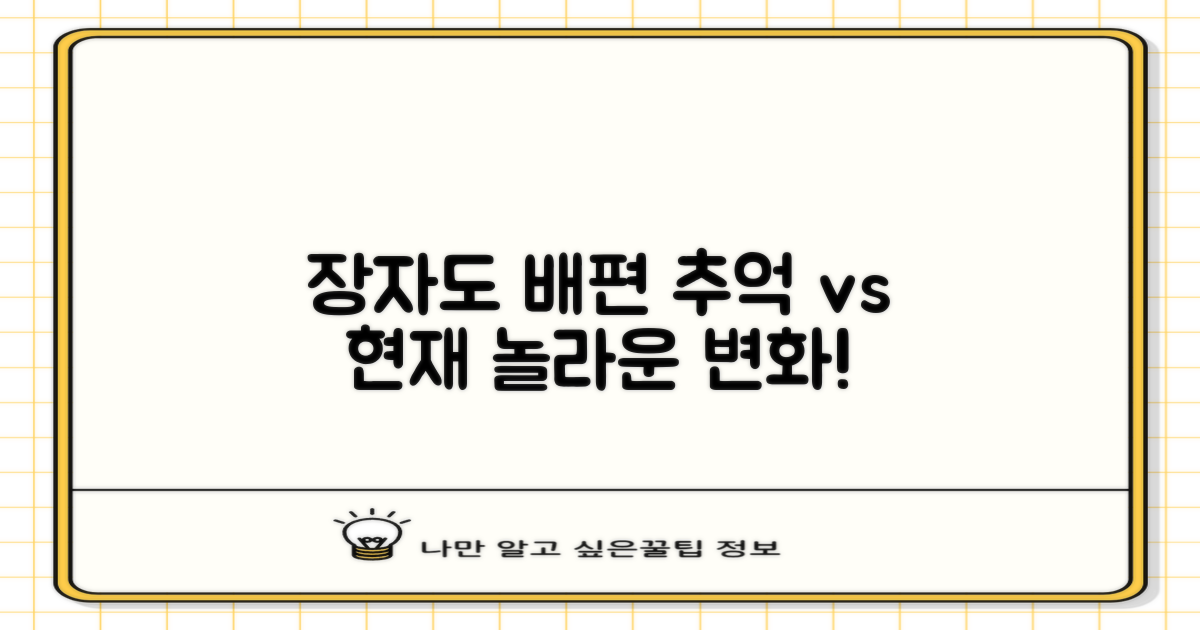 장자도 배편: 옛날과 지금