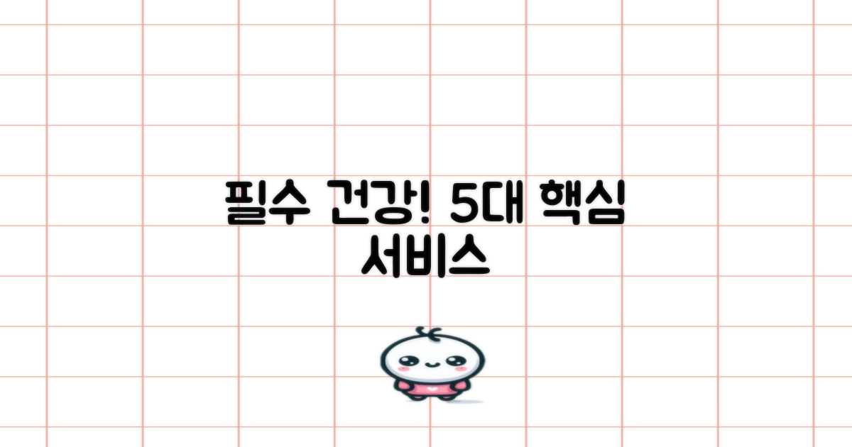 필수 건강 5대 핵심 서비스