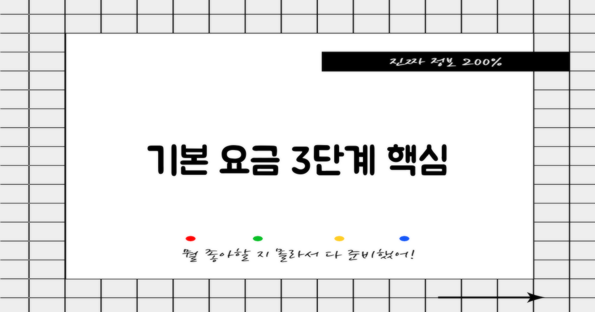 기본 요금 3단계 확인