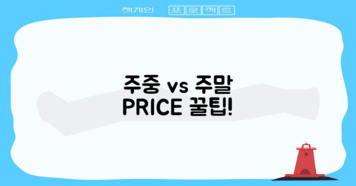 주중 vs. 주말 요금