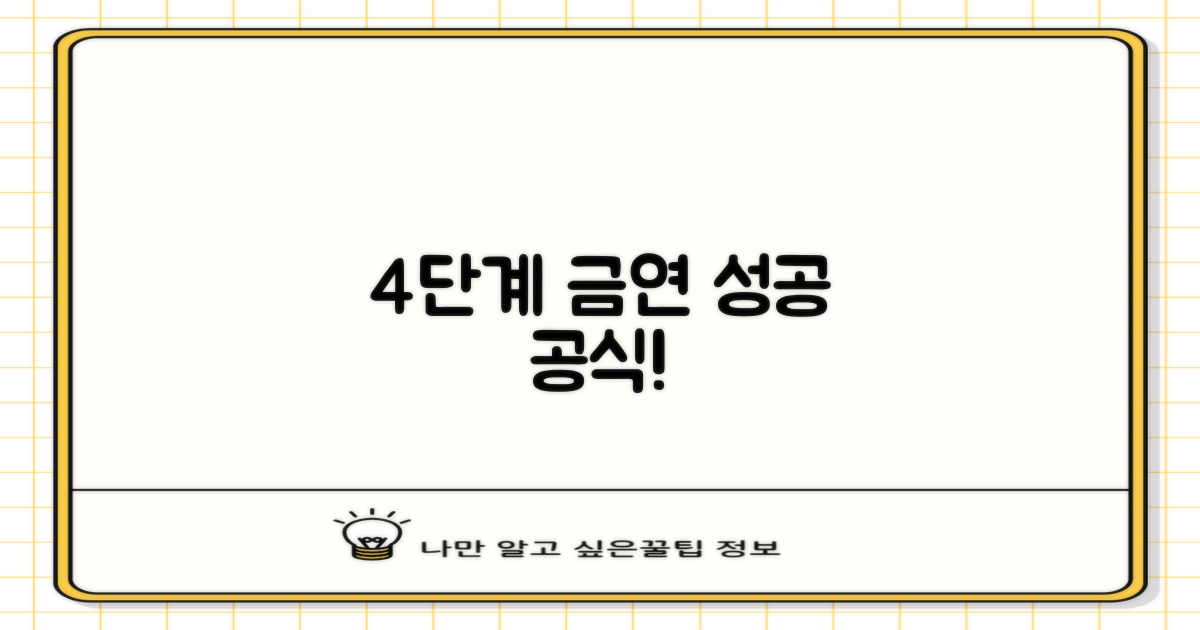 4단계 금연 성공 플랜