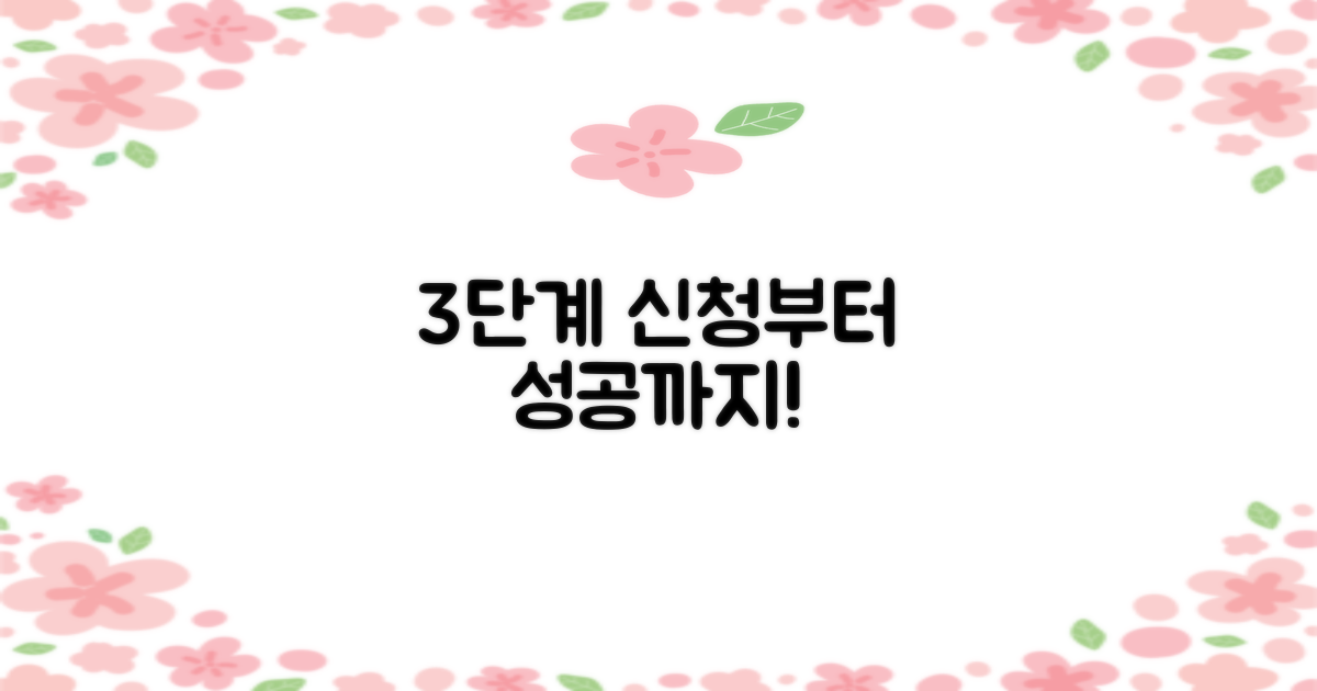 3단계 신청부터 성공까지