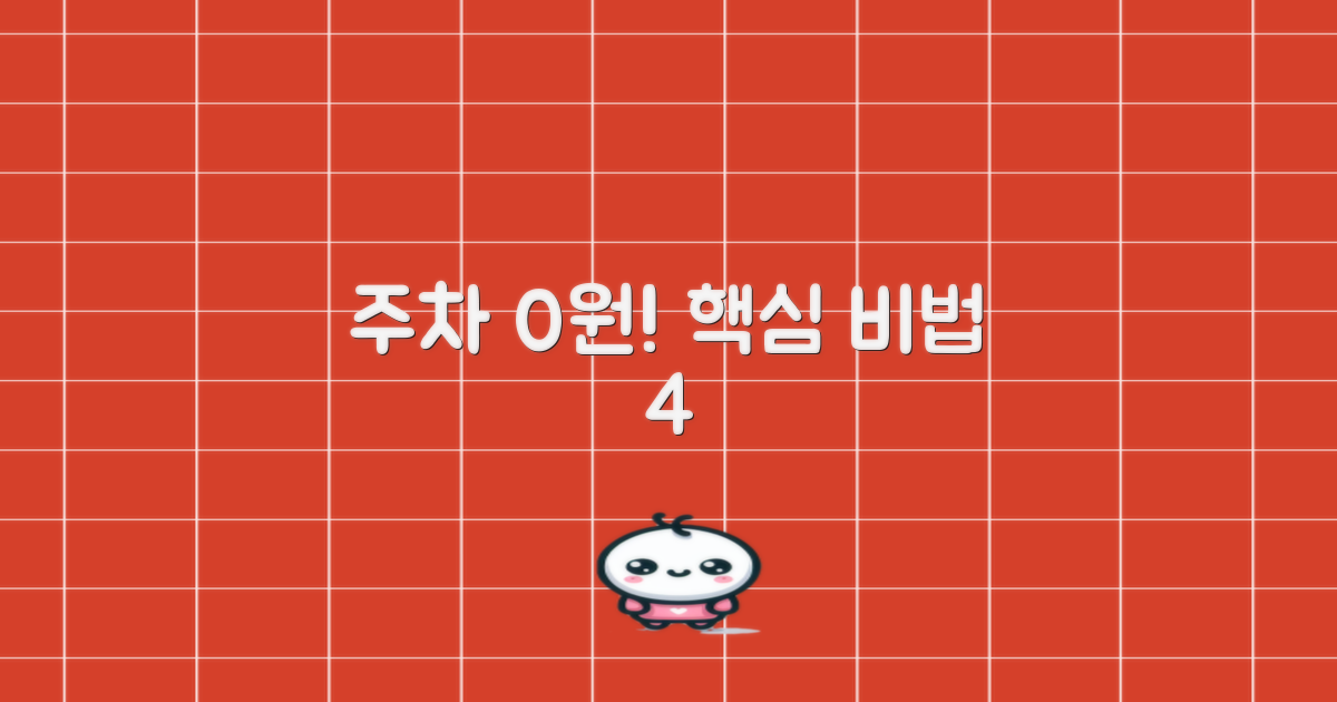 주차 요금 0원! 4대 비법