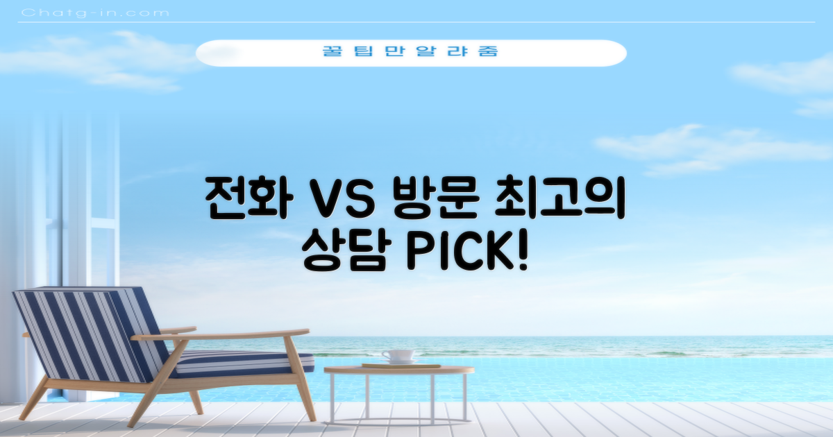 전화 vs 방문: 최적 상담법