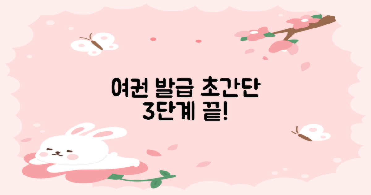 꼼꼼한 여권 발급 3단계